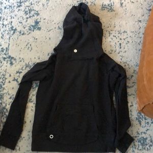 SoulCycle black hooded sweatshirt sz m